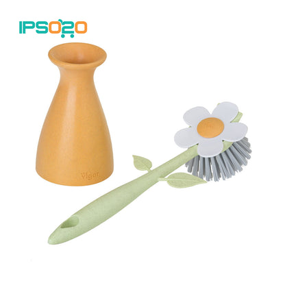 VIGAR Florganic Dish Brush with Vase