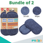 [ Bundle of 2 ] White Magic Dishwashing Sponge Washing Up Pad