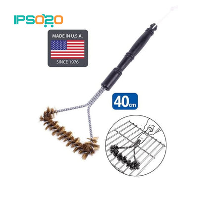 WHITE MAGIC Medium Brass Spiral Barbecue Brush