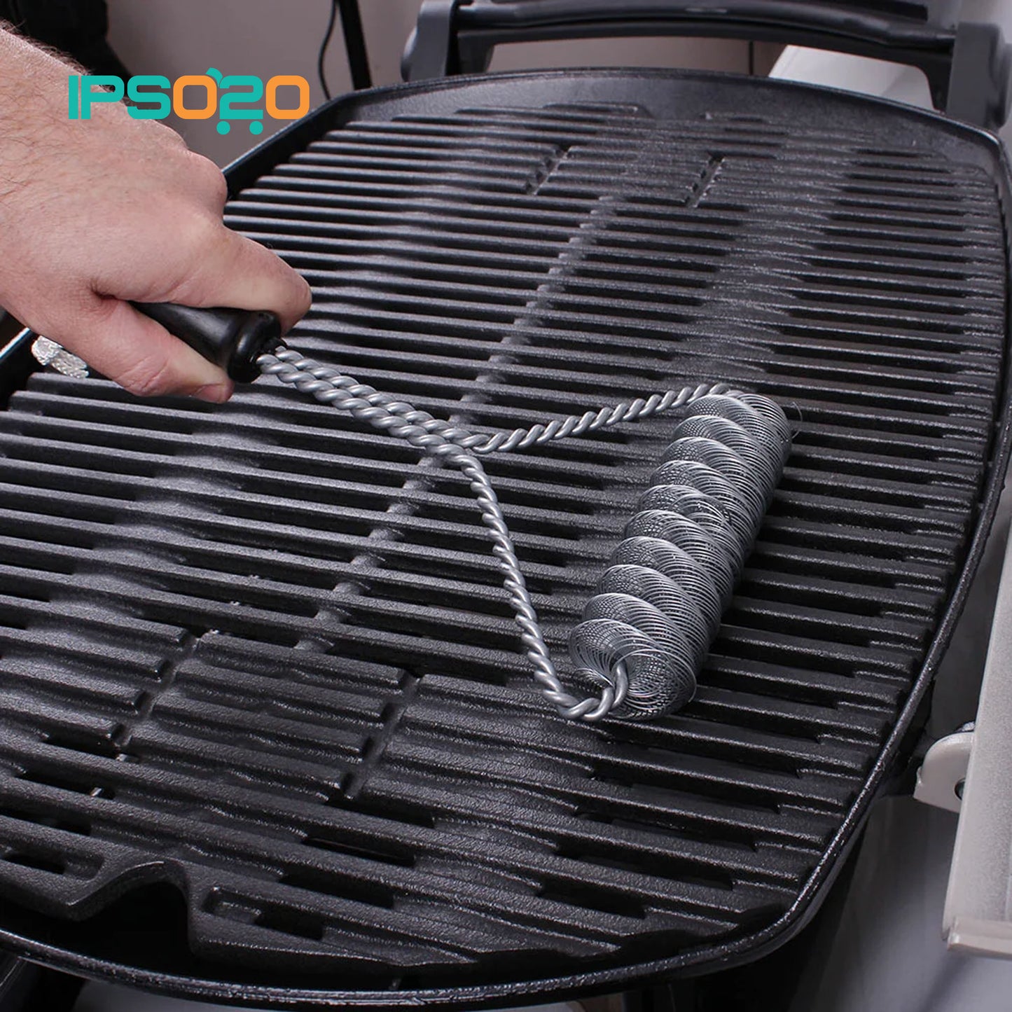 WHITE MAGIC Small Double Helix BBQ Brush