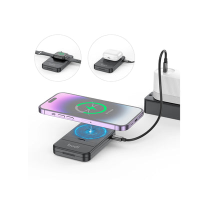 BUDI 15w (1 for 3) Wireless Charger 14-in-1 Multi-functional Box