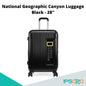 National Geographic Canyon 28  Trolley Luggage with TSA lock, Four double spinner wheels, U-shaped divider with zipped pocket, Expandable, Anti-theft zippers