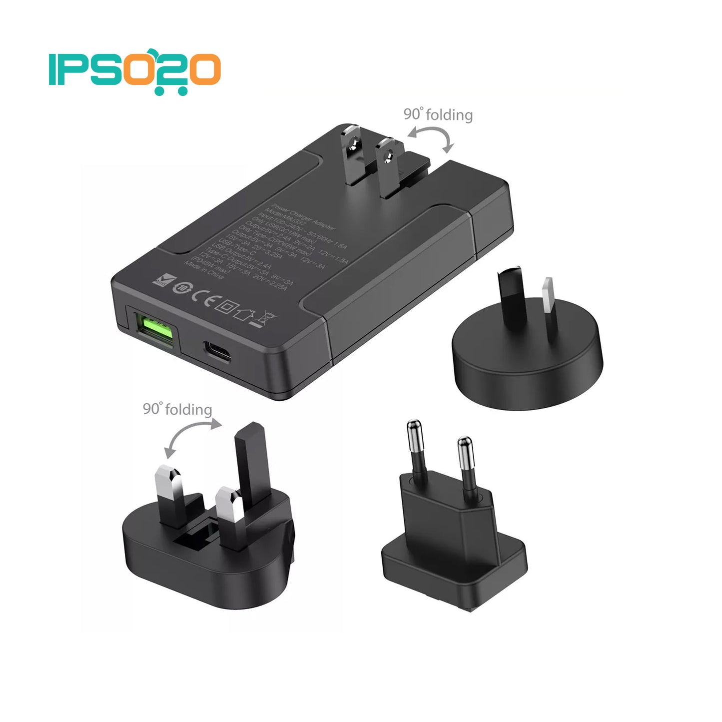 BUDI GaN Pro 65w Quick Charger Global Travel Charger