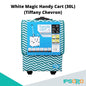 White Magic Handy Cart Regular (30L) - Chevron (4 Colors Available)
