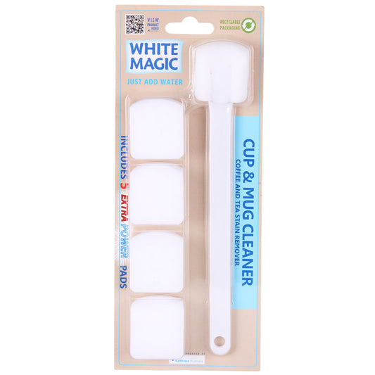 White Magic Cup and Mug Cleaner + 4 Refills
