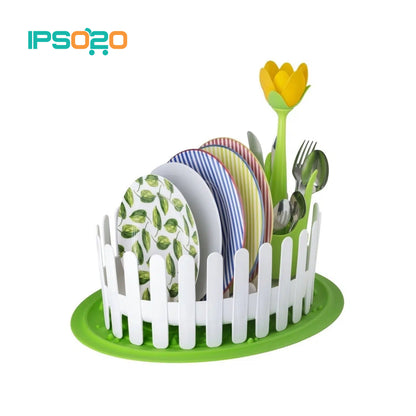 VIGAR Flower Power Dish & Cutlery Drainer Set