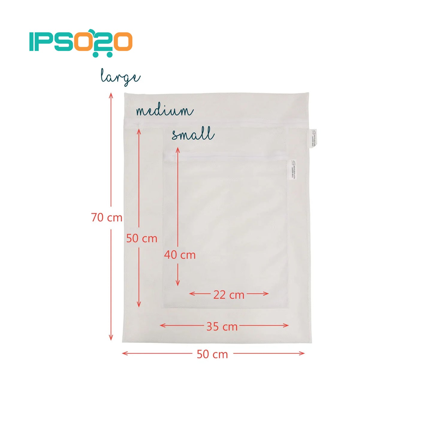 WHITE MAGIC Recycled Plastic Laundry Bags