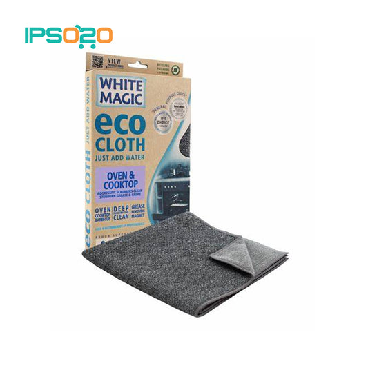 White Magic Microfibre Oven & Cooktop Eco Cloth for oven and cooktop easy cleaning / use only water / IPSo2o