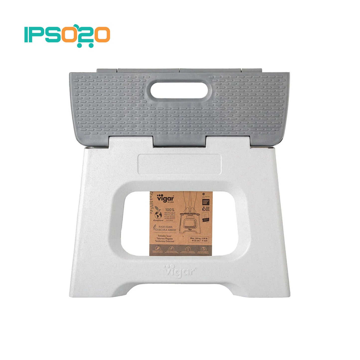 VIGAR Zeroline Grey Foldable Stool