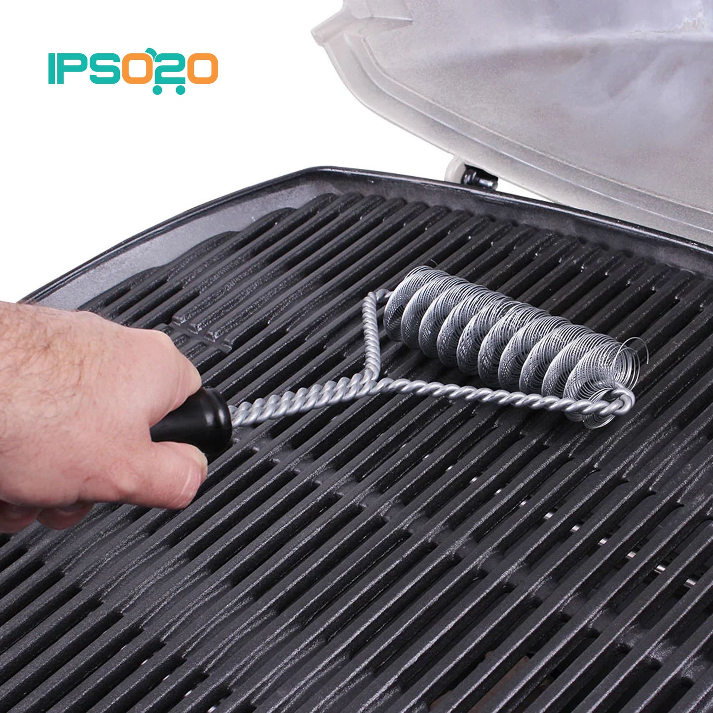 WHITE MAGIC Small Double Helix BBQ Brush