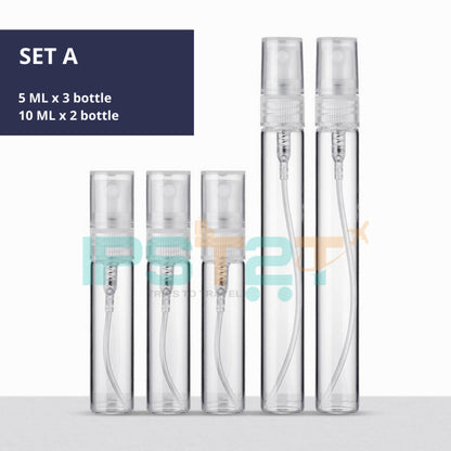 Travel Glass Roller Bottle | Bottle Spray Refillable 2ml/3ml/5ml/10ml