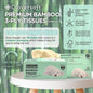 CLOVERSOFT Compact Unbleached Bamboo Premium Facial Tissues 3 Ply 100 Sheets + FREE 10 Sheets
