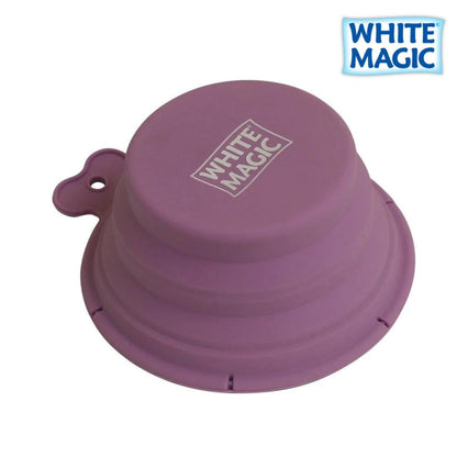 WHITE MAGIC Collapsible Travel Bowl