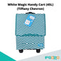 White Magic Handy Cart Jumbo (45L) - Chevron (4 Colors Available)