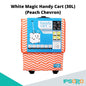 White Magic Handy Cart Regular (30L) - Chevron (4 Colors Available)