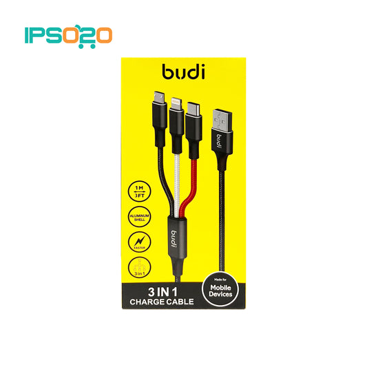 BUDI 3-in-1 Charge / Sync Cable